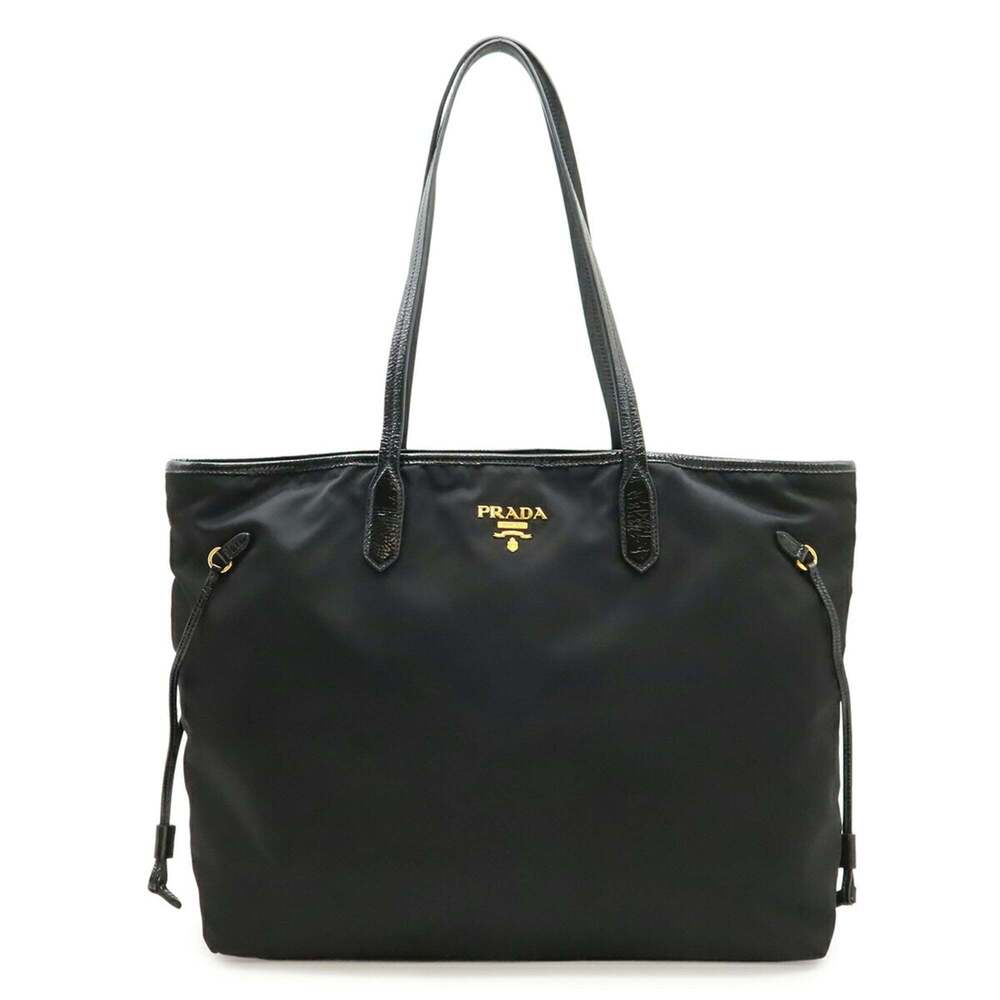 PRADA Black Leather Shoulder Bag - Picture 2 of 8